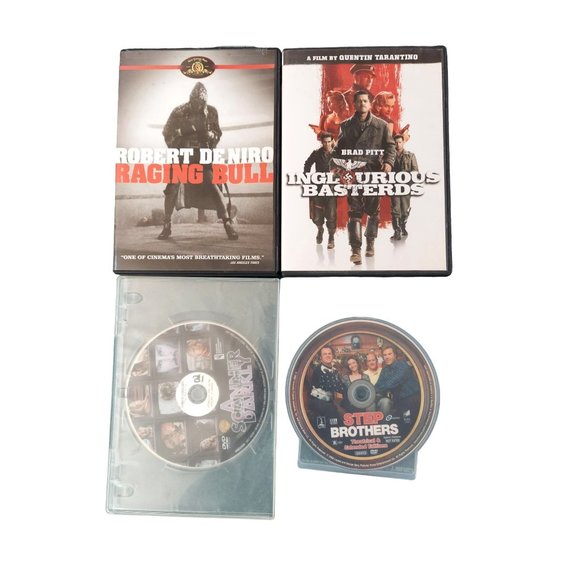 Step Brothers, Raging Bull, A Scanner Darkly, & Inglourious Basterds DVD Lot - Picture 1 of 6